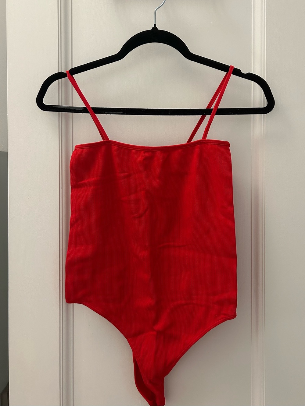 PacSun Red Ribbed Bodysuit